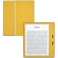 MightySkins Carbon Fiber Skin for Amazon Kindle Oasis 7 (9th Gen) - Marigold | Protective, Durable Textured Carbon Fiber Finish | Easy to Apply, Remove, and Change Styles | Made in
