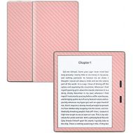 MightySkins Carbon Fiber Skin for Amazon Kindle Oasis 7 (9th Gen) - Blush | Protective, Durable Textured Carbon Fiber Finish | Easy to Apply, Remove, and Change Styles | Made in Th