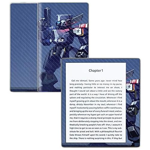  MightySkins Carbon Fiber Skin for Amazon Kindle Oasis 7 (9th Gen) - Gadget | Protective, Durable Textured Carbon Fiber Finish | Easy to Apply, Remove, and Change Styles | Made in T