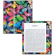 MightySkins Carbon Fiber Skin for Amazon Kindle Oasis 7 (9th Gen) - Butterfly Party | Protective, Durable Textured Carbon Fiber Finish | Easy to Apply, Remove, and Change Styles |
