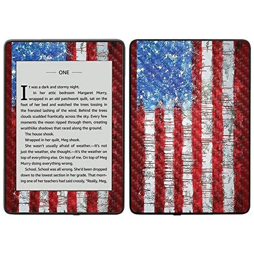  MightySkins Carbon Fiber Skin for Amazon Kindle Paperwhite 2018 (Waterproof Model) - Colors Dont Run | Protective, Durable Textured Carbon Fiber Finish | Easy to Apply, Remove| Mad