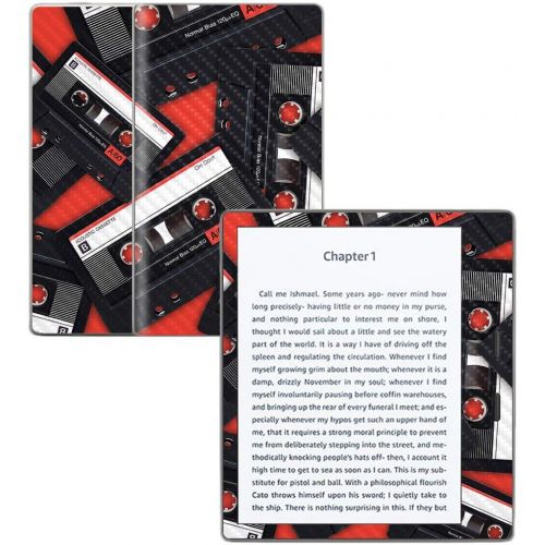  MightySkins Carbon Fiber Skin for Amazon Kindle Oasis 7 (9th Gen) - Mixtape | Protective, Durable Textured Carbon Fiber Finish | Easy to Apply, Remove, and Change Styles | Made in