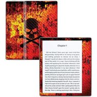 MightySkins Carbon Fiber Skin for Amazon Kindle Oasis 7 (9th Gen) - Bio Skull | Protective, Durable Textured Carbon Fiber Finish | Easy to Apply, Remove, and Change Styles | Made i