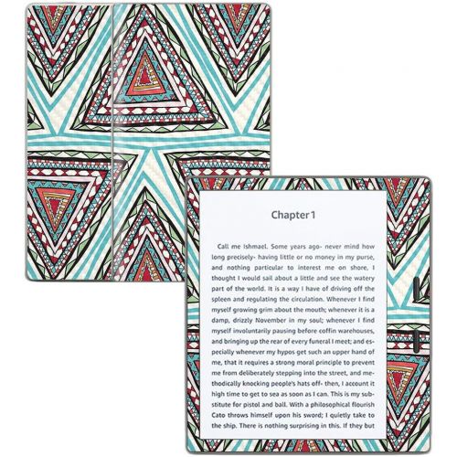  MightySkins Carbon Fiber Skin for Amazon Kindle Oasis 7 (9th Gen) - Aztec Pyramids | Protective, Durable Textured Carbon Fiber Finish | Easy to Apply, Remove, and Change Styles | M