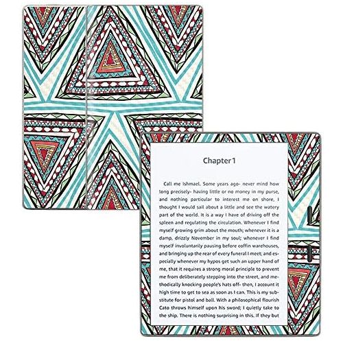  MightySkins Carbon Fiber Skin for Amazon Kindle Oasis 7 (9th Gen) - Aztec Pyramids | Protective, Durable Textured Carbon Fiber Finish | Easy to Apply, Remove, and Change Styles | M