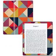 MightySkins Carbon Fiber Skin for Amazon Kindle Oasis 7 (9th Gen) - Bright and Happy | Protective, Durable Textured Carbon Fiber Finish | Easy to Apply, Remove, and Change Styles |