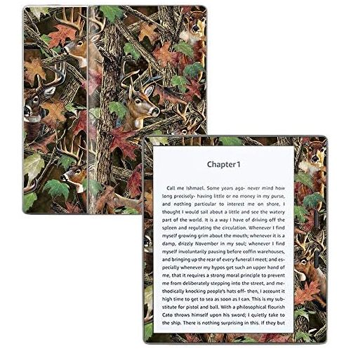  MightySkins Carbon Fiber Skin for Amazon Kindle Oasis 7 (9th Gen) - Buck Camo | Protective, Durable Textured Carbon Fiber Finish | Easy to Apply, Remove, and Change Styles | Made i