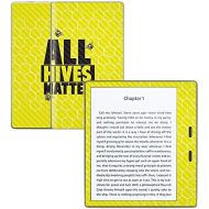 MightySkins Carbon Fiber Skin for Amazon Kindle Oasis 7 (9th Gen) - All Hives Matter | Protective, Durable Textured Carbon Fiber Finish | Easy to Apply, Remove, and Change Styles |