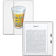 MightySkins Carbon Fiber Skin for Amazon Kindle Oasis 7 (9th Gen) - Beer Lover | Protective, Durable Textured Carbon Fiber Finish | Easy to Apply, Remove, and Change Styles | Made