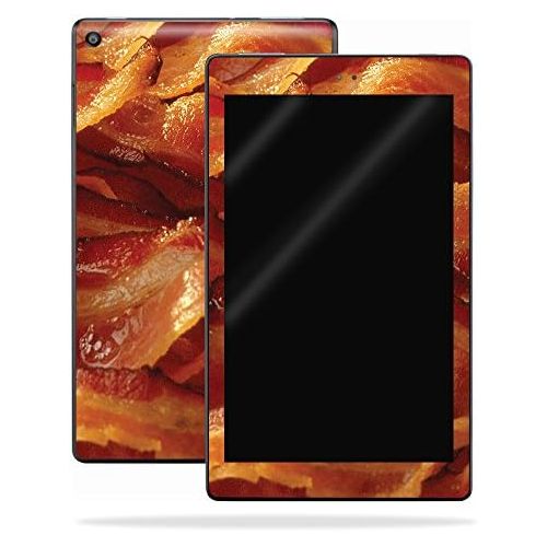  MightySkins Skin Compatible with Amazon Kindle Fire HD 8 (2017) - Bacon | Protective, Durable, and Unique Vinyl Decal wrap Cover | Easy to Apply, Remove, and Change Styles | Made i