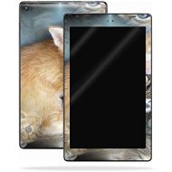 MightySkins Skin Compatible with Amazon Kindle Fire HD 8 (2017) - Kittens | Protective, Durable, and Unique Vinyl Decal wrap Cover | Easy to Apply, Remove, and Change Styles | Made