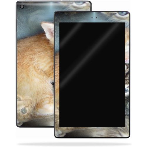  MightySkins Skin Compatible with Amazon Kindle Fire HD 8 (2017) - Kittens | Protective, Durable, and Unique Vinyl Decal wrap Cover | Easy to Apply, Remove, and Change Styles | Made