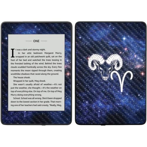  MightySkins Carbon Fiber Skin for Amazon Kindle Paperwhite 2018 (Waterproof Model) - Ankh | Protective, Durable Textured Carbon Fiber Finish | Easy to Apply, Remove| Made in The US