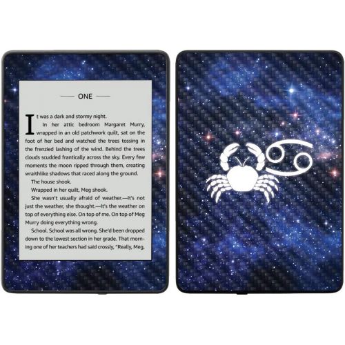  MightySkins Carbon Fiber Skin for Amazon Kindle Paperwhite 2018 (Waterproof Model) - Ankh | Protective, Durable Textured Carbon Fiber Finish | Easy to Apply, Remove| Made in The US