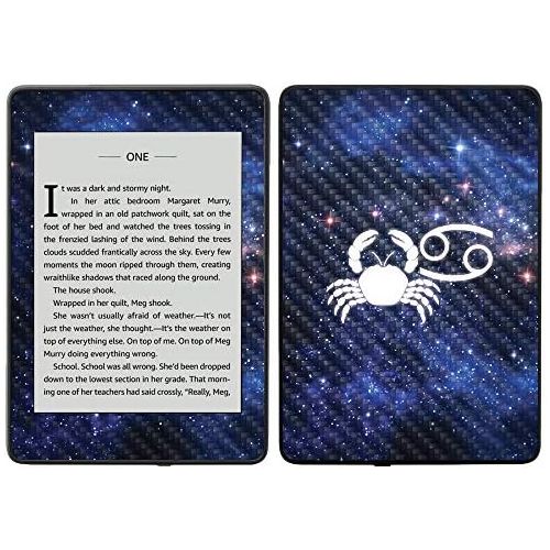  MightySkins Carbon Fiber Skin for Amazon Kindle Paperwhite 2018 (Waterproof Model) - Ankh | Protective, Durable Textured Carbon Fiber Finish | Easy to Apply, Remove| Made in The US