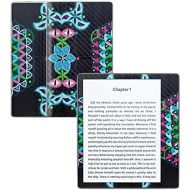 MightySkins Carbon Fiber Skin for Amazon Kindle Oasis 7 (9th Gen) - Double Vision | Protective, Durable Textured Carbon Fiber Finish | Easy to Apply, Remove, and Change Styles | Ma
