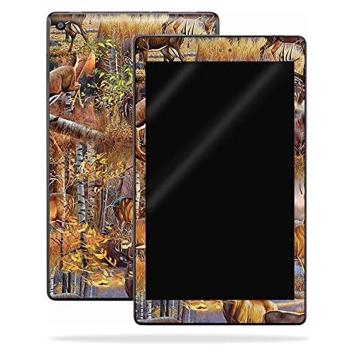  MightySkins Skin Compatible with Amazon Kindle Fire HD 8 (2017) - Deer Pattern | Protective, Durable, and Unique Vinyl Decal wrap Cover | Easy to Apply, Remove, and Change Styles |