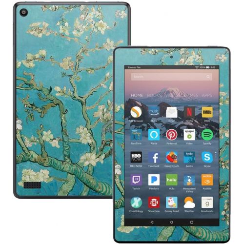  MightySkins Skin Compatible with Amazon Kindle Fire 7 (2017) - Almond Blossom | Protective, Durable, and Unique Vinyl Decal wrap Cover | Easy to Apply, Remove, and Change Styles |