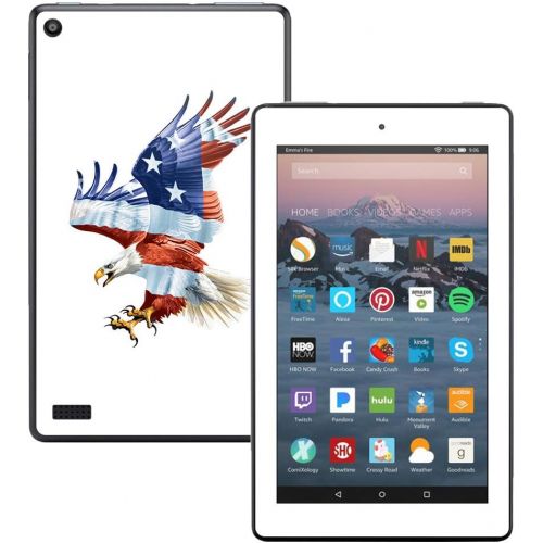  MightySkins Skin Compatible with Amazon Kindle Fire 7 (2017) - American Eagle | Protective, Durable, and Unique Vinyl Decal wrap Cover | Easy to Apply, Remove, and Change Styles |