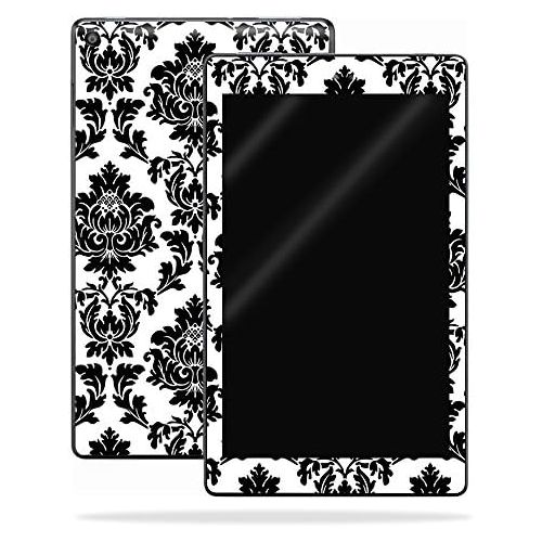  MightySkins Skin Compatible with Amazon Kindle Fire HD 10 (2017) - Vintage Damask | Protective, Durable, and Unique Vinyl Decal wrap Cover | Easy to Apply, Remove, and Change Style