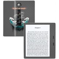 MightySkins Carbon Fiber Skin for Amazon Kindle Oasis 7 (9th Gen) - Wave Anchor | Protective, Durable Textured Carbon Fiber Finish | Easy to Apply, Remove, and Change Styles | Made