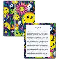 MightySkins Carbon Fiber Skin for Amazon Kindle Oasis 7 (9th Gen) - Peace Smile | Protective, Durable Textured Carbon Fiber Finish | Easy to Apply, Remove, and Change Styles | Made