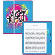 MightySkins Carbon Fiber Skin for Amazon Kindle Oasis 7 (9th Gen) - Art Graffiti | Protective, Durable Textured Carbon Fiber Finish | Easy to Apply, Remove, and Change Styles | Mad