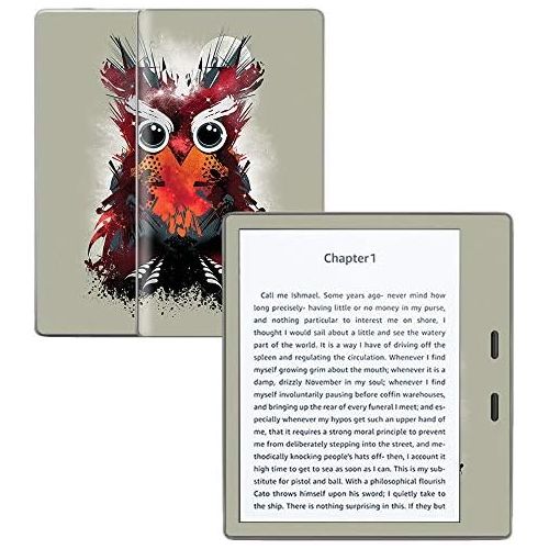  MightySkins Skin Compatible with Amazon Kindle Oasis 7 (9th Gen) - Owl Universe | Protective, Durable, and Unique Vinyl Decal wrap Cover | Easy to Apply, Remove, and Change Styles