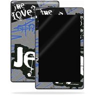 MightySkins Skin Compatible with Amazon Kindle Fire HD 8 (2017) - Love Jesus | Protective, Durable, and Unique Vinyl Decal wrap Cover | Easy to Apply, Remove, and Change Styles | M