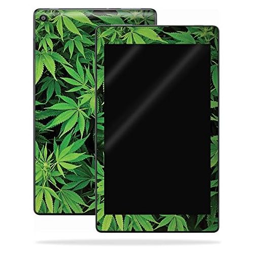  MightySkins Skin Compatible with Amazon Kindle Fire HD 10 (2017) - Weed | Protective, Durable, and Unique Vinyl Decal wrap Cover | Easy to Apply, Remove, and Change Styles | Made i