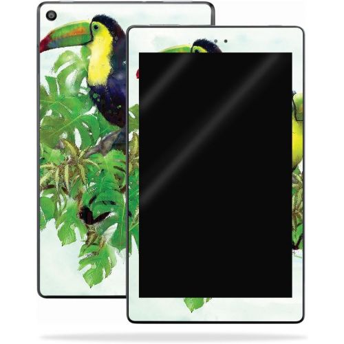  MightySkins Skin Compatible with Amazon Kindle Fire HD 8 (2017) - Toucan Friends | Protective, Durable, and Unique Vinyl Decal wrap Cover | Easy to Apply, Remove, and Change Styles