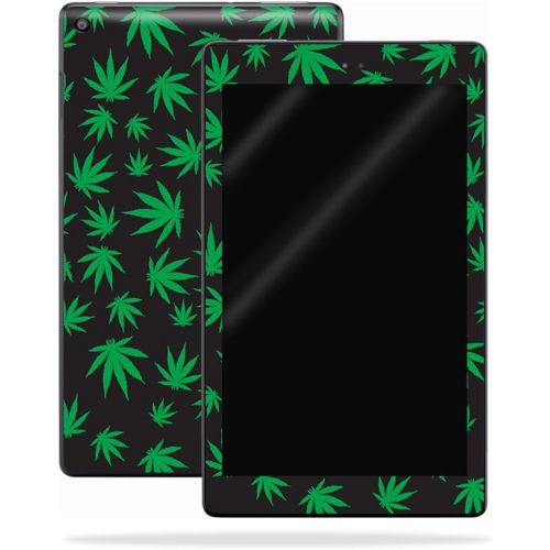  MightySkins Skin Compatible with Amazon Kindle Fire HD 10 (2017) - Marijuana | Protective, Durable, and Unique Vinyl Decal wrap Cover | Easy to Apply, Remove, and Change Styles | M