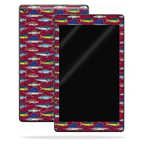  MightySkins Skin Compatible with Amazon Kindle Fire HD 10 (2017) - Saltwater Collage | Protective, Durable, and Unique Vinyl Decal wrap Cover | Easy to Apply, Remove | Made in The