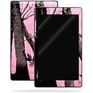 MightySkins Skin Compatible with Amazon Kindle Fire HD 10 (2017) - Pink Tree Camo | Protective, Durable, and Unique Vinyl Decal wrap Cover | Easy to Apply, Remove, and Change Style