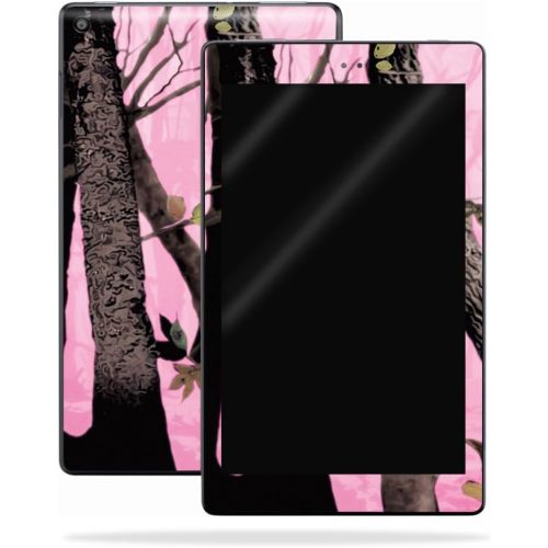  MightySkins Skin Compatible with Amazon Kindle Fire HD 10 (2017) - Pink Tree Camo | Protective, Durable, and Unique Vinyl Decal wrap Cover | Easy to Apply, Remove, and Change Style