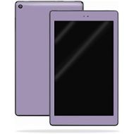 MightySkins Skin Compatible with Amazon Kindle Fire HD 10 (2017) - Solid Lavender | Protective, Durable, and Unique Vinyl Decal wrap Cover | Easy to Apply, Remove, and Change Style