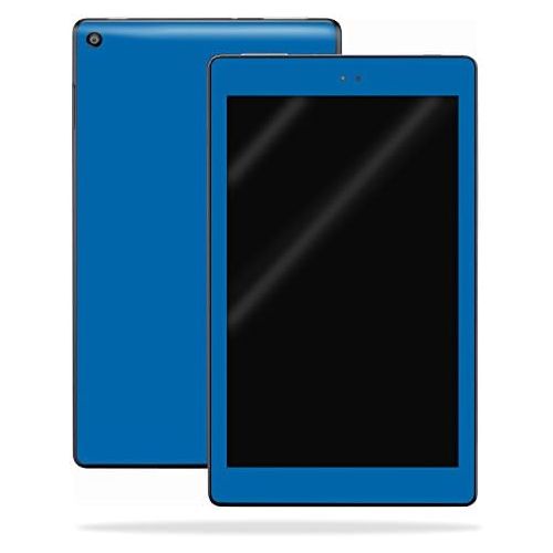  MightySkins Skin Compatible with Amazon Kindle Fire HD 10 (2017) - Solid Blue | Protective, Durable, and Unique Vinyl Decal wrap Cover | Easy to Apply, Remove, and Change Styles |