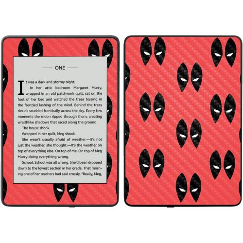  MightySkins Carbon Fiber Skin for Amazon Kindle Paperwhite 2018 (Waterproof Model) - Anytime Fan | Protective, Durable Textured Carbon Fiber Finish | Easy to Apply, Remove| Made in