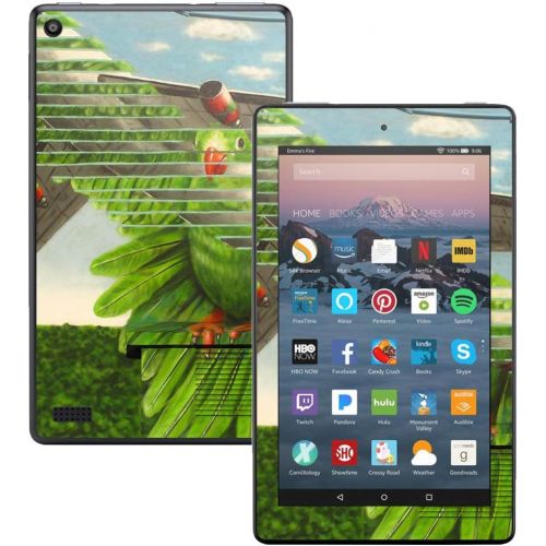  MightySkins Skin Compatible with Amazon Kindle Fire 7 (2017) - Air Force Bird | Protective, Durable, and Unique Vinyl Decal wrap Cover | Easy to Apply, Remove, and Change Styles |