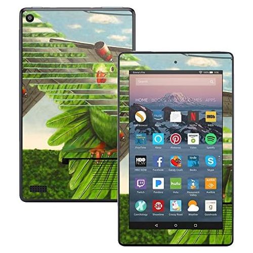  MightySkins Skin Compatible with Amazon Kindle Fire 7 (2017) - Air Force Bird | Protective, Durable, and Unique Vinyl Decal wrap Cover | Easy to Apply, Remove, and Change Styles |