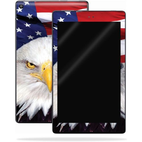  MightySkins Skin Compatible with Amazon Kindle Fire HD 10 (2017) - America Strong | Protective, Durable, and Unique Vinyl Decal wrap Cover | Easy to Apply, Remove, and Change Style