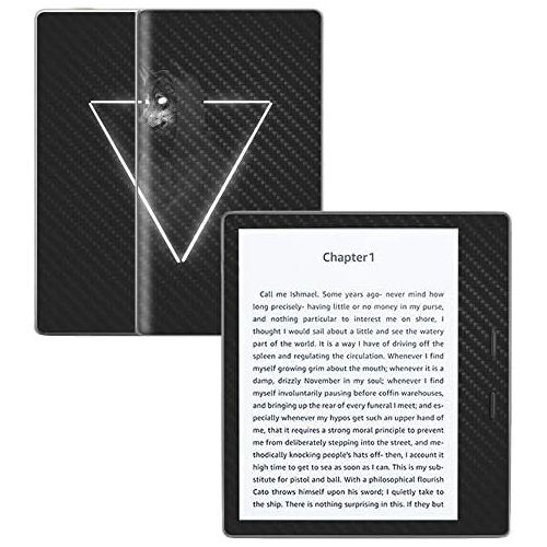  MightySkins Carbon Fiber Skin for Amazon Kindle Oasis 7 (9th Gen) - Cry Wolf | Protective, Durable Textured Carbon Fiber Finish | Easy to Apply, Remove, and Change Styles | Made in