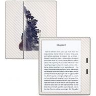 MightySkins Carbon Fiber Skin for Amazon Kindle Oasis 7 (9th Gen) - City Fox | Protective, Durable Textured Carbon Fiber Finish | Easy to Apply, Remove, and Change Styles | Made in