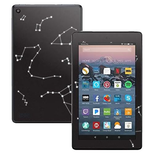  MightySkins Skin Compatible with Amazon Kindle Fire 7 (2017) - Constellations | Protective, Durable, and Unique Vinyl Decal wrap Cover | Easy to Apply, Remove, and Change Styles |