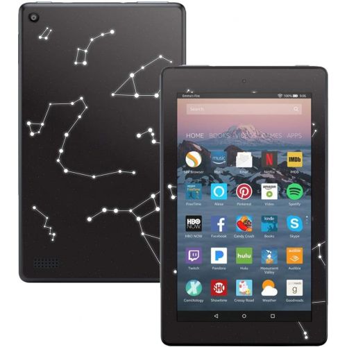  MightySkins Skin Compatible with Amazon Kindle Fire 7 (2017) - Constellations | Protective, Durable, and Unique Vinyl Decal wrap Cover | Easy to Apply, Remove, and Change Styles |