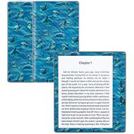 MightySkins Carbon Fiber Skin for Amazon Kindle Oasis 7 (9th Gen) - Dolphin Gang | Protective, Durable Textured Carbon Fiber Finish | Easy to Apply, Remove, and Change Styles | Mad