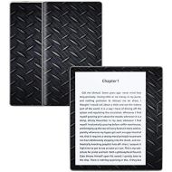 MightySkins Carbon Fiber Skin for Amazon Kindle Oasis 7 (9th Gen) - Black Diamond Plate | Protective, Durable Textured Carbon Fiber Finish | Easy to Apply, Remove, and Change Style