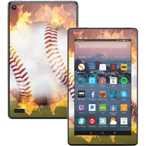  MightySkins Skin Compatible with Amazon Kindle Fire 7 (2017) - Fastball | Protective, Durable, and Unique Vinyl Decal wrap Cover | Easy to Apply, Remove, and Change Styles | Made i