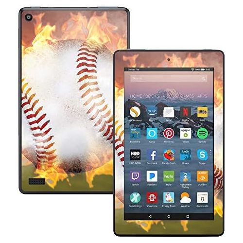  MightySkins Skin Compatible with Amazon Kindle Fire 7 (2017) - Fastball | Protective, Durable, and Unique Vinyl Decal wrap Cover | Easy to Apply, Remove, and Change Styles | Made i