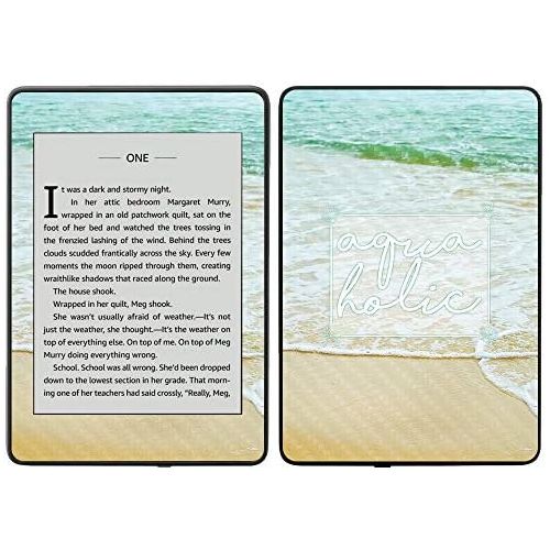  MightySkins Carbon Fiber Skin for Amazon Kindle Paperwhite 2018 (Waterproof Model) - All My Friends are Dead | Textured Carbon Fiber Finish | Easy to Apply, Remove| Made in The USA